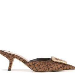 BRIT KITTEN HEEL MULE