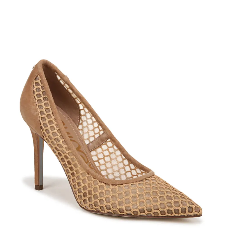 HAZEL POLKA DOT MESH PUMP