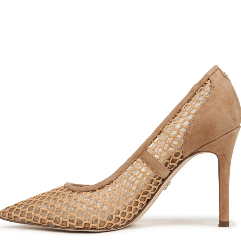 HAZEL POLKA DOT MESH PUMP
