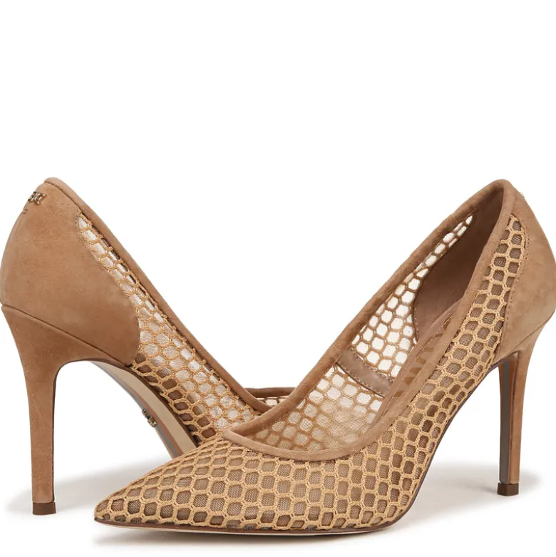 HAZEL POLKA DOT MESH PUMP