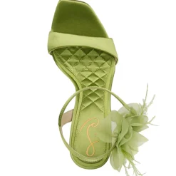 LEANA FLOWER STRAP HEEL