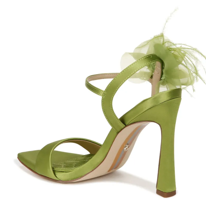 LEANA FLOWER STRAP HEEL
