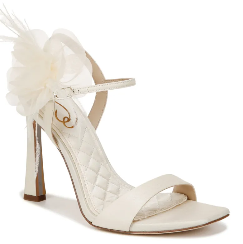 LEANA FLOWER STRAP HEEL