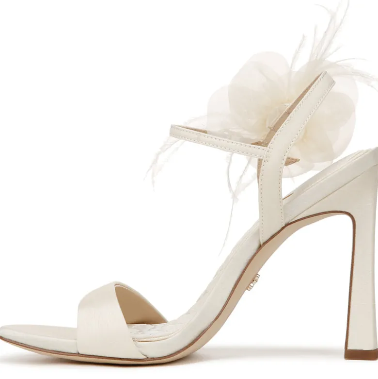 LEANA FLOWER STRAP HEEL