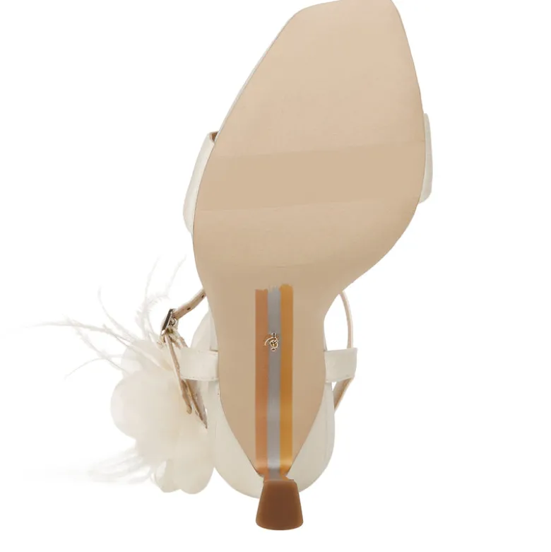 LEANA FLOWER STRAP HEEL