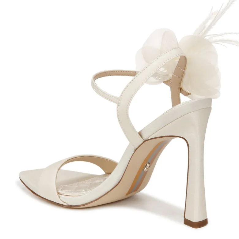 LEANA FLOWER STRAP HEEL
