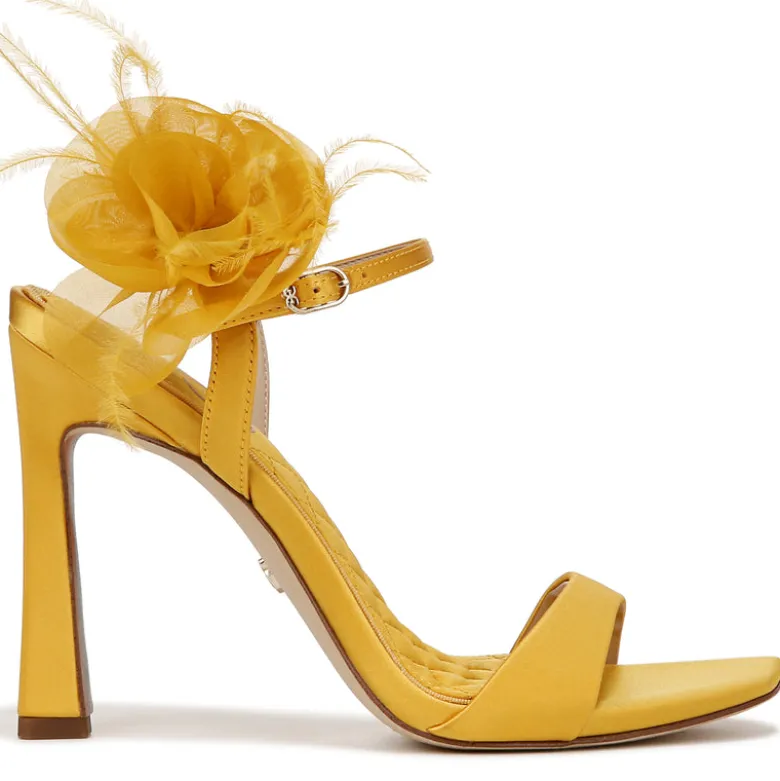 LEANA FLOWER STRAP HEEL