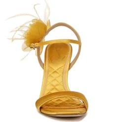 LEANA FLOWER STRAP HEEL