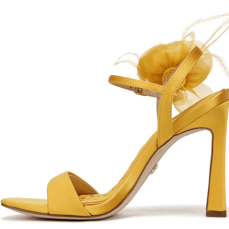 LEANA FLOWER STRAP HEEL