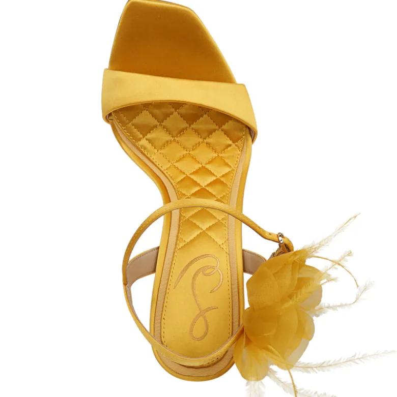 LEANA FLOWER STRAP HEEL