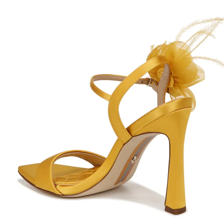 LEANA FLOWER STRAP HEEL