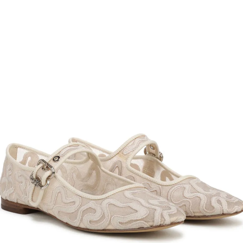 Michaela Mesh Mary Jane Flat
