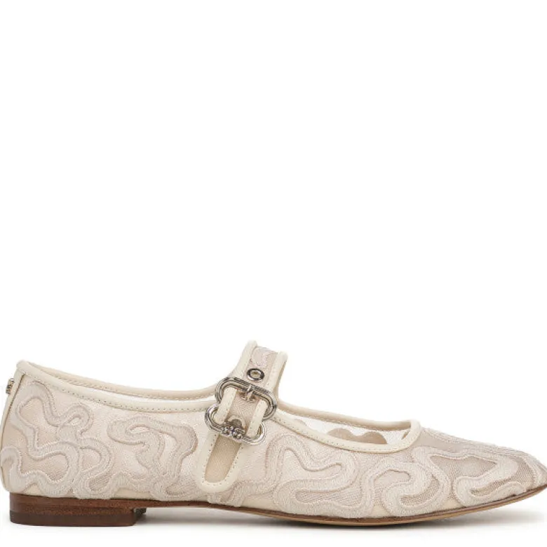 Michaela Mesh Mary Jane Flat