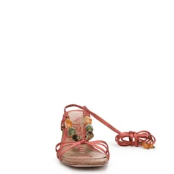 Paloma Kitten Heel Wrap Sandal
