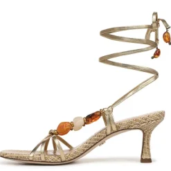 Paloma Kitten Heel Wrap Sandal
