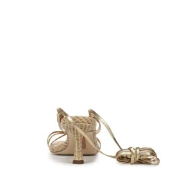 Paloma Kitten Heel Wrap Sandal