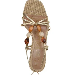 Paloma Kitten Heel Wrap Sandal